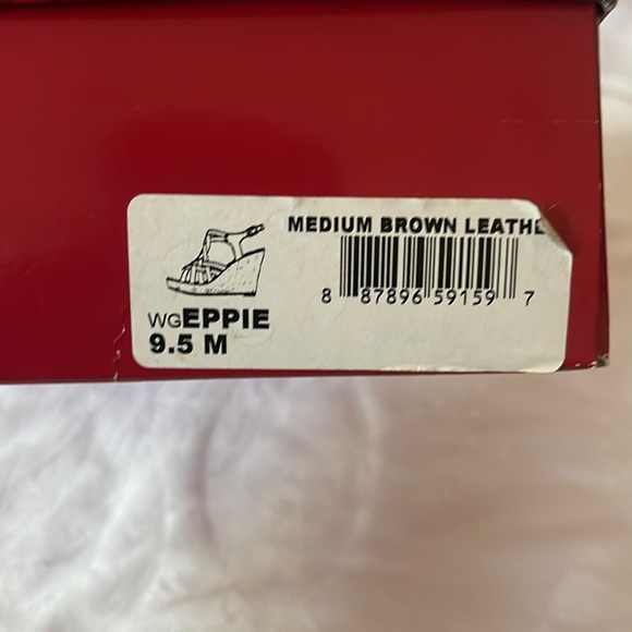 Guess Ellie Wedge Brown Leather - Picture 7 of 8